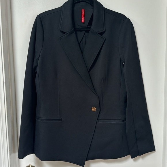 Spanx The Perfect Asymmetrical Blazer Classic Black Medium - Picture 5 of 10